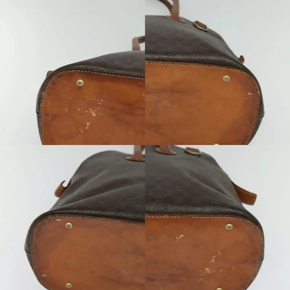 Celine Macadam Handbag Brown